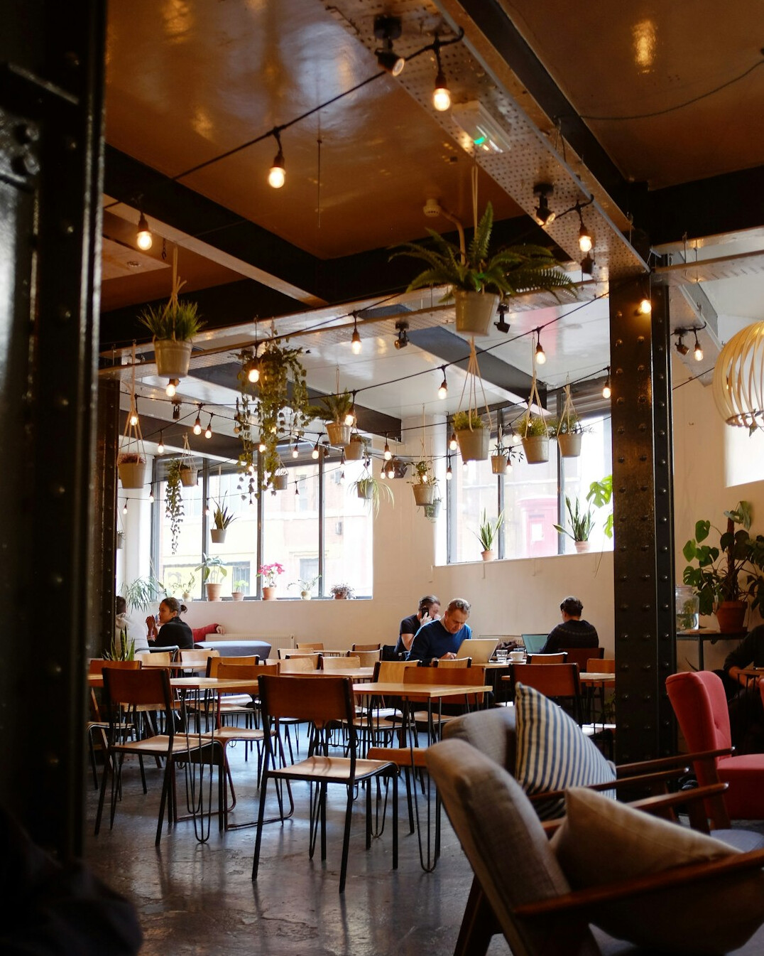 cozy coffee shop interior