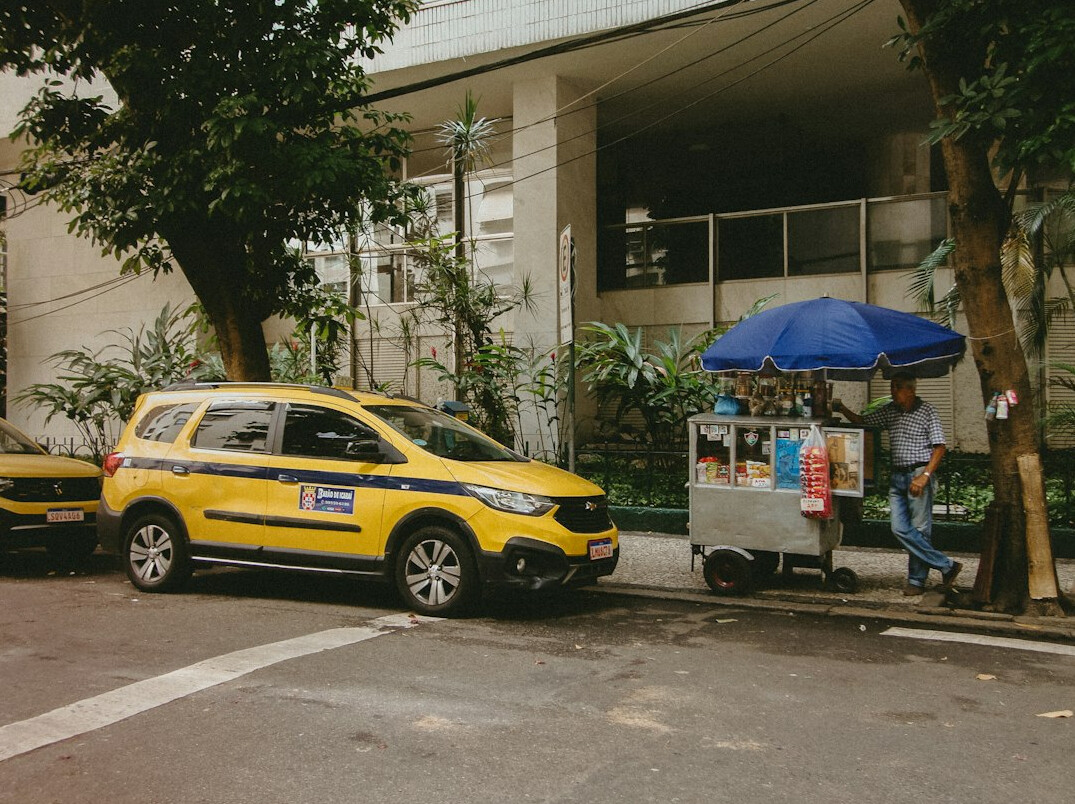 street vendor selling snacks
