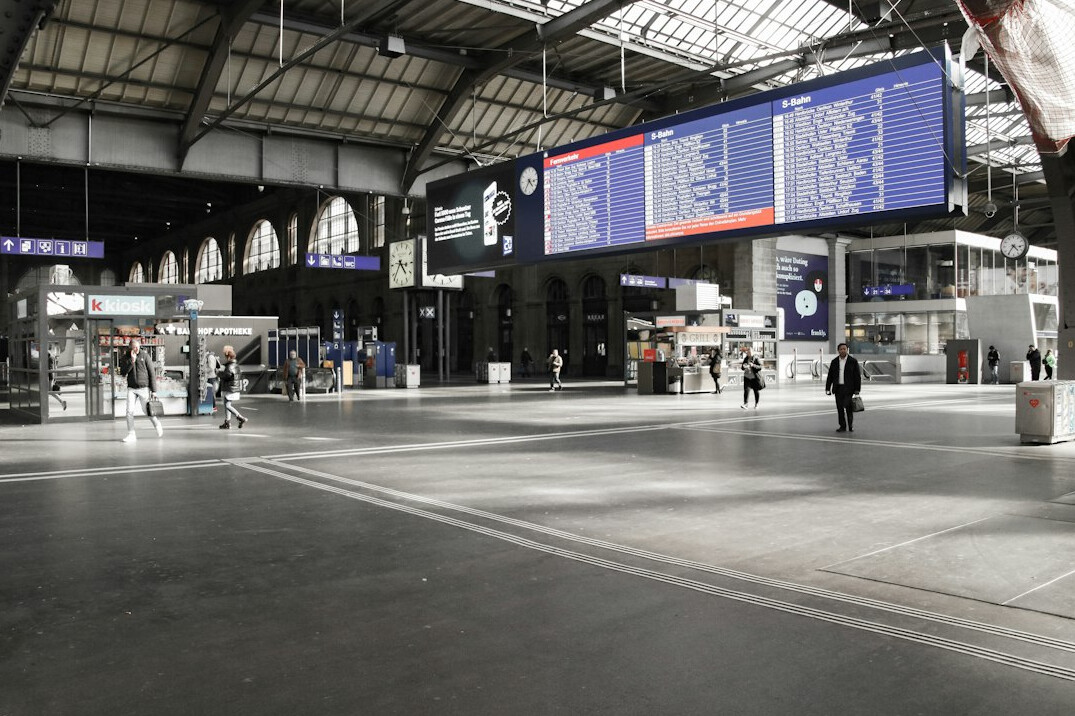 train station concourse